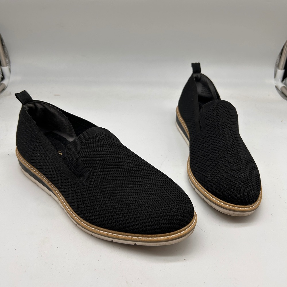 Kelly & Katie Aerin Black Knit Slip On‎ Loafers Women 8.5M